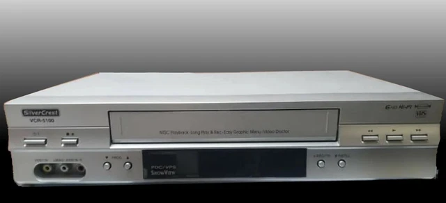 Targa VCR-5100 Gravador VCR + gravador VHS - VHS - 6 cabeças - Stereo