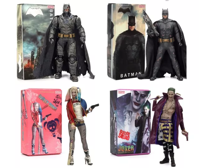 Figurines BATMAN HARLEY QUINN JOKER Prototype Comics Univers DC Suicide Squad