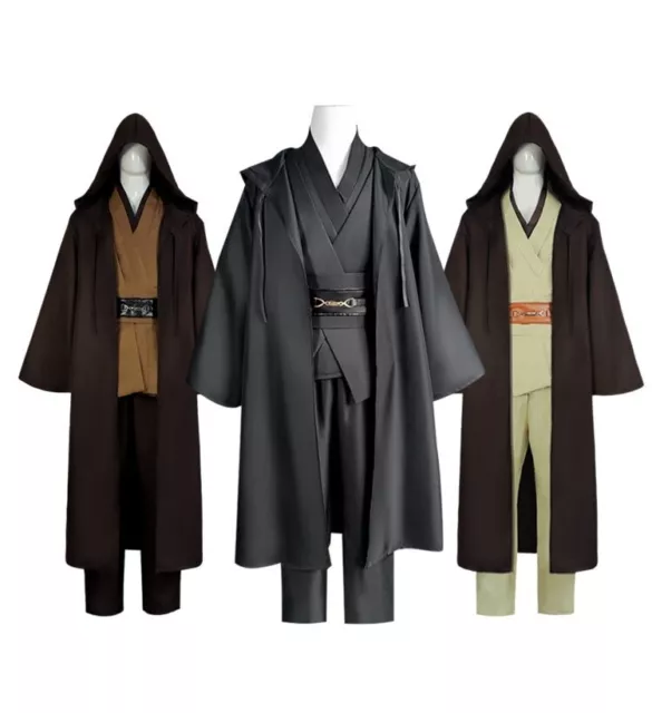 Star Wars Cosplay Costume Obi-wan Jedi Knight Anakin Skywalker Uniform Cloak