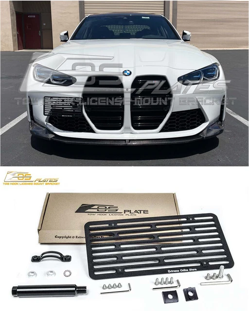 EOS PLATE FOR 21Up BMW G80 M3 Full Sized Tow Hook License Plate