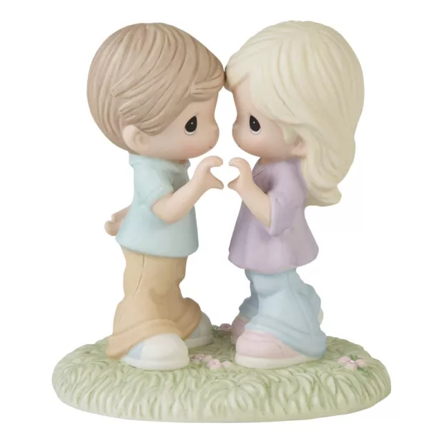 Precious Moments Hand Heart Figurine Couple Partner Love Valentine's Anniersary
