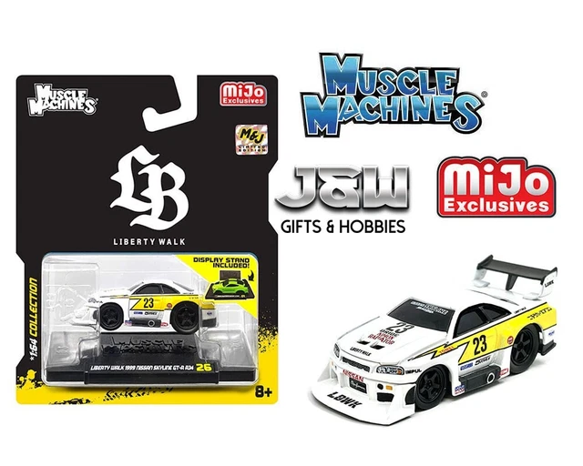 MUSCLE MACHINES LBWK Nissan GT-R R34 Super Silhouette 11556 1/64 £9.46 ...