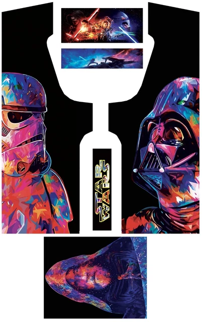 Stickers Borne Arcade - Modèle Star Wars 1