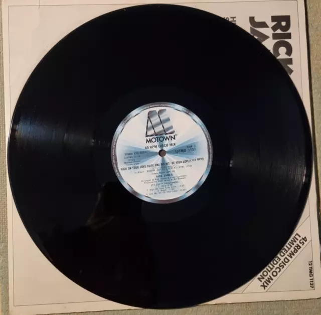 Rick James High On Your Love Suite b/w You & I UK 12" Motown 12TMG1137 1979 3