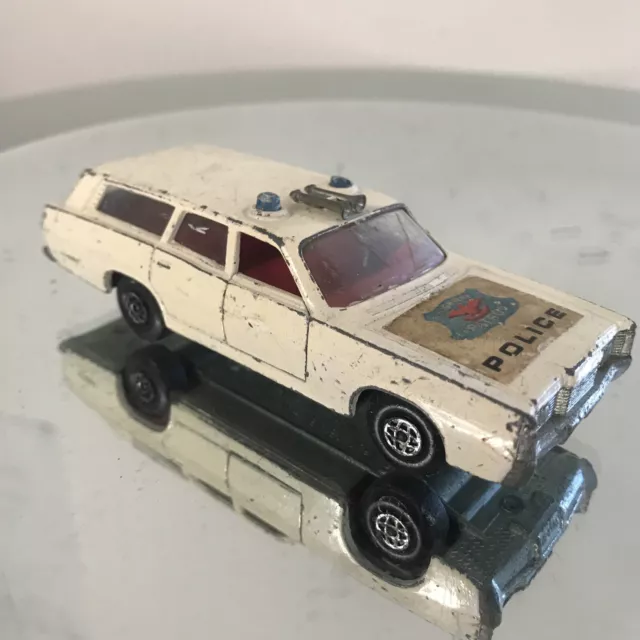 Matchbox Lesney Series No 55 Superfast Mercury Police Car Wagon 1971