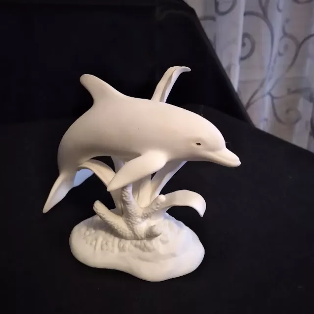 Lenox Bottlenose Dolphin Sea Life Sculpture 4.5" Figurine. 1993