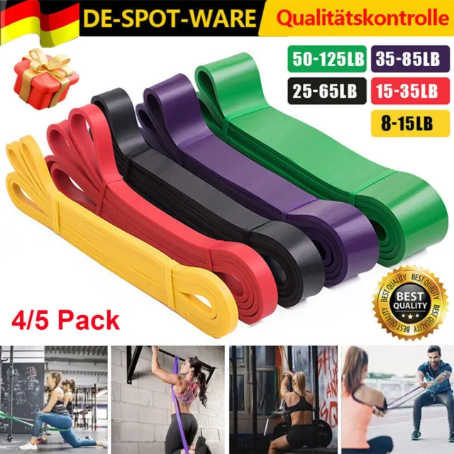 Widerstandsband Resistance Bands Fitnessband Widerstandsbänder Klimmzugband Set