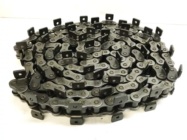 Tsubaki Single Strand Riveted Roller Chain, 10 Foot Length, RS16-B-1 NOS