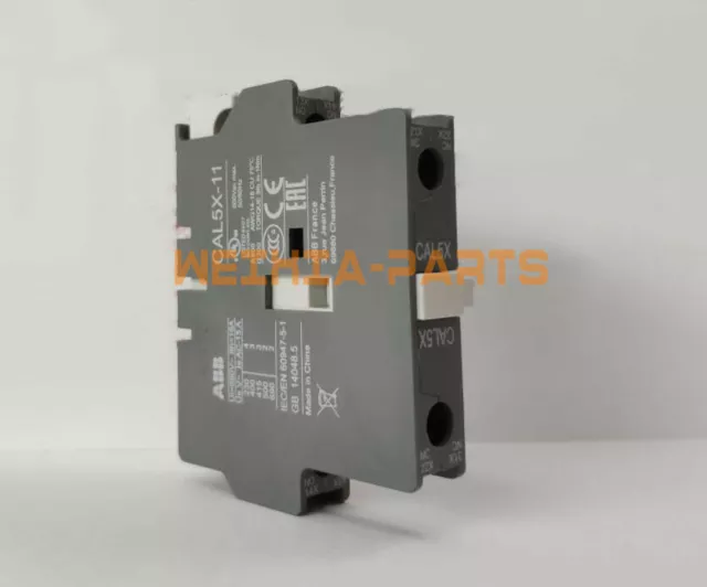 One ABB CAL5X-11 Contactor Side-mounted Auxiliary Contact New 2