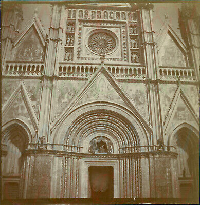 April 1901 Italy Umbria Duomo di Orvieto Cathedral Front 3.5" Orig 2