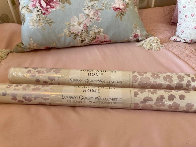 Laura Ashley Coco Amethyst Wallpaper X 2