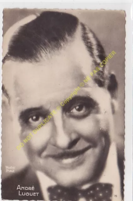 RPPC STAR André Luguet Photo Studio Piaz Edit P.I.78
