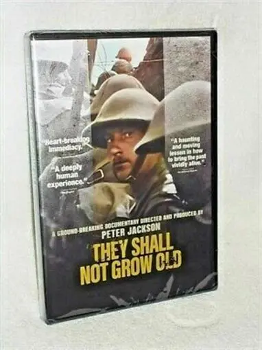 They Shall Not Grow Old (DVD, 2018) Peter Jackson Mark Kermode WW1 war footage