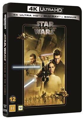 Star Wars: Episode II Attack of the Clones 4K UHD + Blu Ray