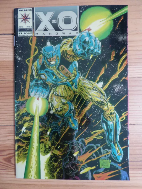 X-O Manowar 0 Chromium cover XO (Valiant Comics vo) 1993