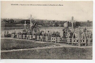 ....CPA/DEP 50/BATAILLE DE LA MARNE 1914 ESTERNAY TOMBE DE SOLDAS 