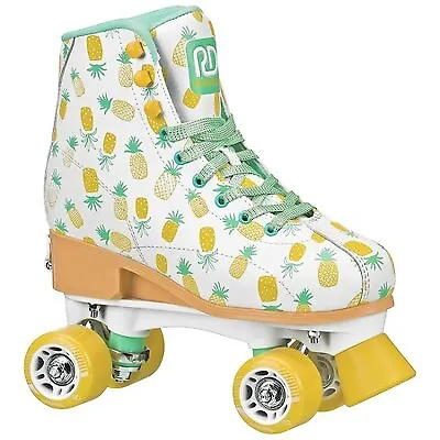 Roller Derby Candi Lucy Adjustable Kids' Roller Skates - White - M (3-6)