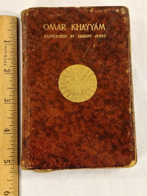 Rubaiyat of Omar Khayyam Routledge 1904 Gilbert James Illustrated Pocket Leather