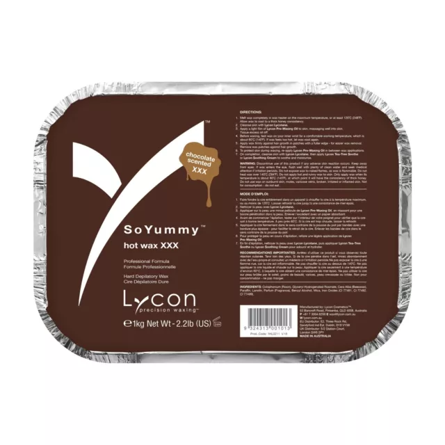 Lycon Precision Wax Lycoject Chocolate Hot Waxing 1kg New