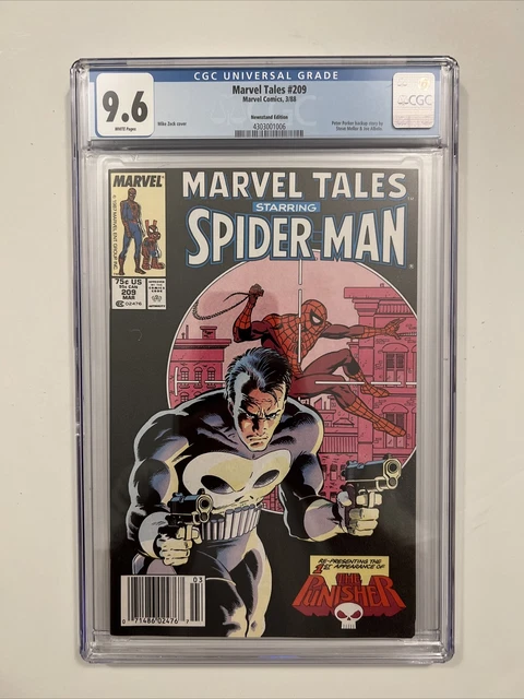 Marvel Tales Starring Spider-Man #209 * Feat. Punisher * CGC 9.6 Newsstand