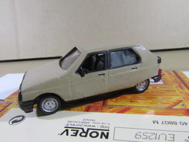 397U Norev Hachette 17 Citroën Visa Berline 1981 Beige 1:43 + Boite