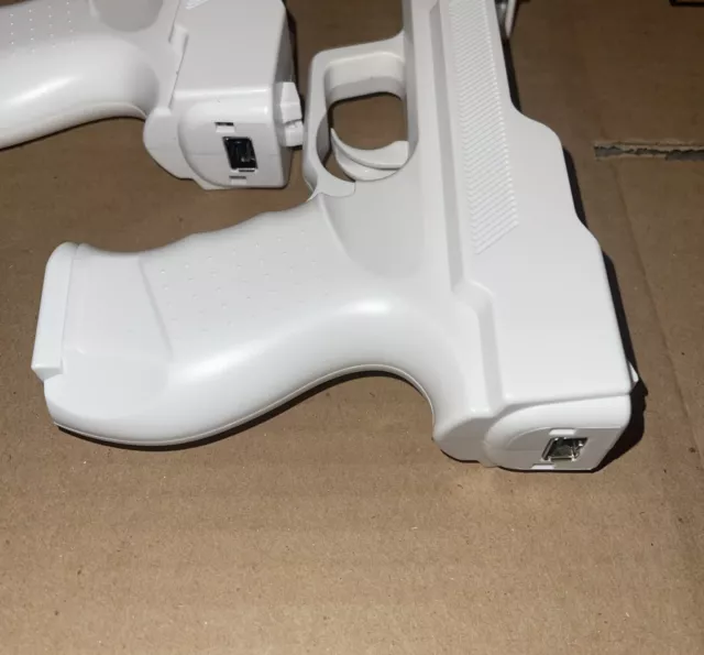 2 PACK WII Motion Plus Gun for Nintendo Wii Remote Controller Wii