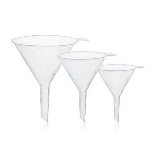 Labvida 3 Szie Plastic Analytical Funnel Set 100mm 120mm 150mm Autoclavable P...