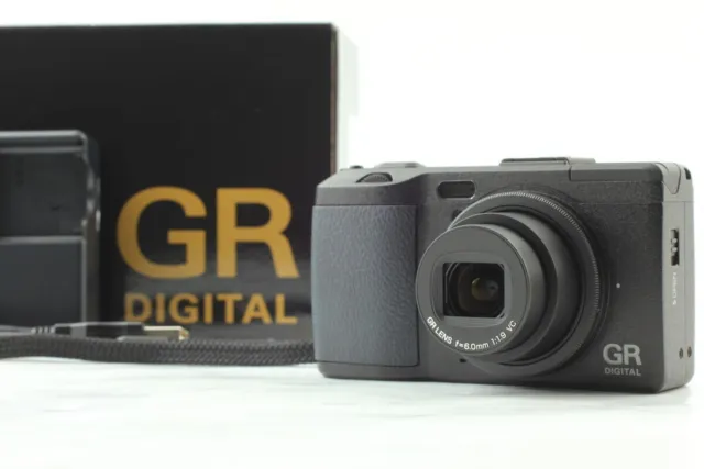 RICOH GR DIGITAL IV 10.4 MP Black Camera From JAPAN 【NEAR MINT SC 5700】 #636