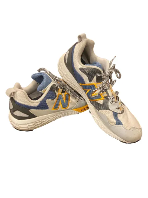 New Balance Men's Fresh Foam Crag Trail V2 Running Shoe LV5 White/Aluminum US:13