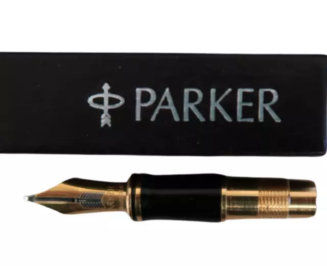 Parker  Duofold Centennial 18kt Broad Oblique Point Nib & Feed  New #89