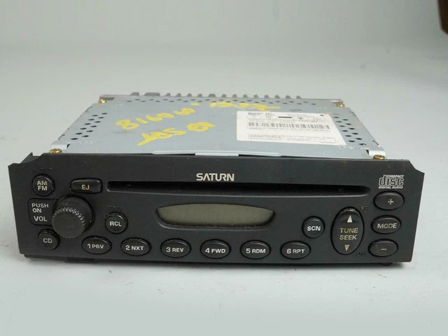2000 01 02 2003 Saturn S Series Am Cd Audio Stereo Radio Player Receiver Wo Code