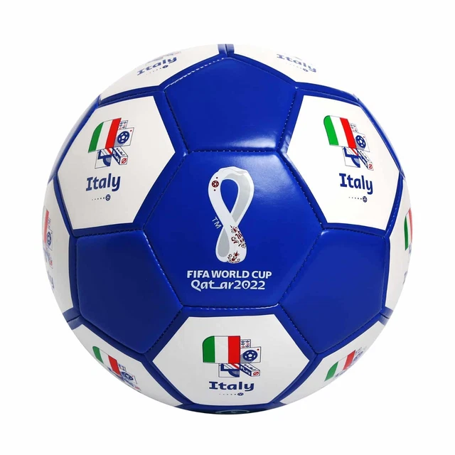 FIFA QATAR 2022 World Cup Soccer Ball Blue Italy Size 5 Training £20.17