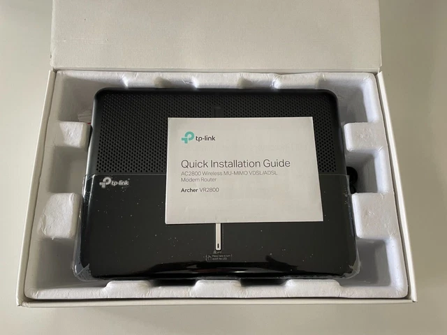 TP-Link Archer VR2800 AC2800 modem router dual band MU-MIMO VDSL / ADSL NUOVO DI ZECCA