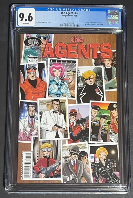 The Agents 6 CGC 9.6 Kirkman, Moore 1st Walking Dead Preview 9/03 Predates #1