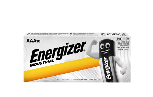 10X Energizer Industrial Aaa Batteries Alkaline 1.5V Lr3 Mn1500 Procell Battery