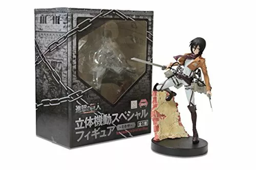 NEW Attack on Titan Vertical manuvering Special Figure Mikasa JapanOfficialFuRyu