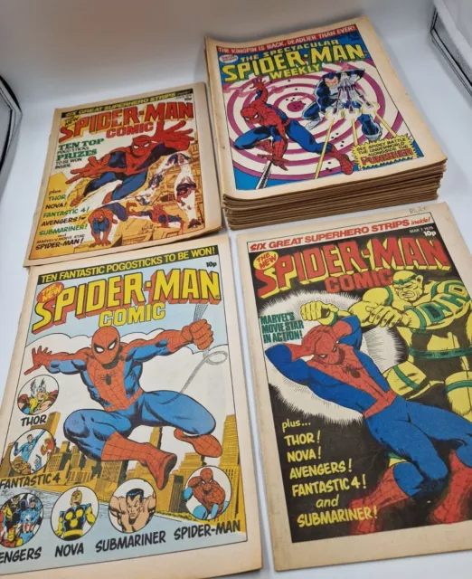 x29 Spider-man Comics Weekly #311 - #370 - (Spider-man Comic)  UK Marvel Bundle