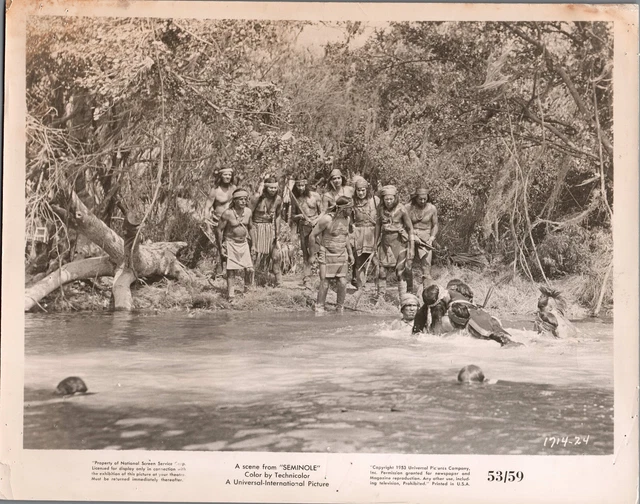 ORIGINAL CINEMA VINTAGE Still Photo Movie Budd Boetticher's Seminole ...
