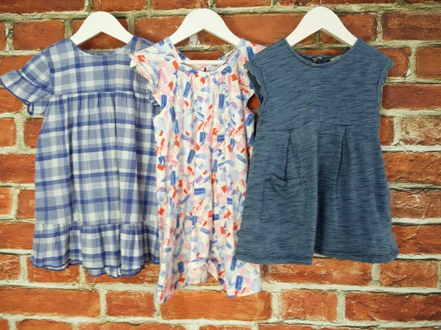 Girls Bundle Aged 2-3 Years Zara Joules Next Summer Dresses Ice Lolly Check 98Cm