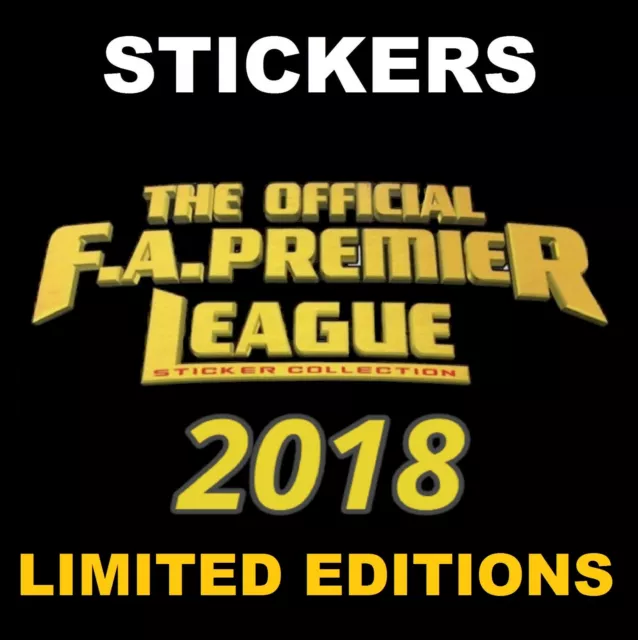 Merlin 2018 Premier League stickers LIMITED EDITION