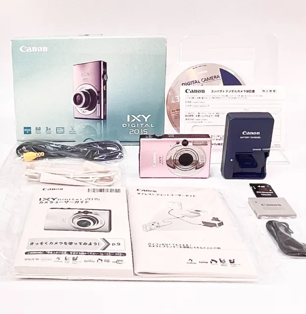 [Mint] Canon IXY DIGITAL 20 IS Digital camera 8.0MP Pink 3x zoom w/ Box
