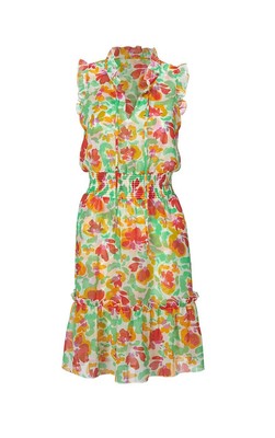 CAbi Spirit Dress SPRING 2022 #6216 Womens Medium Boho Floral NWOT B8-15