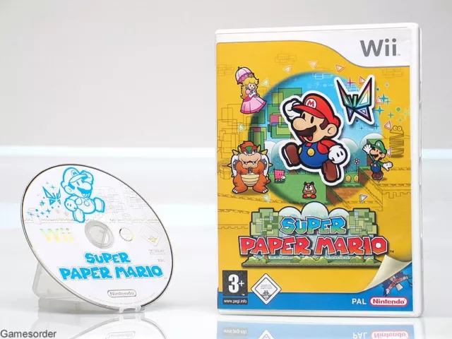 SUPER PAPER MARIO  o  +Nintendo Wii Spiel+