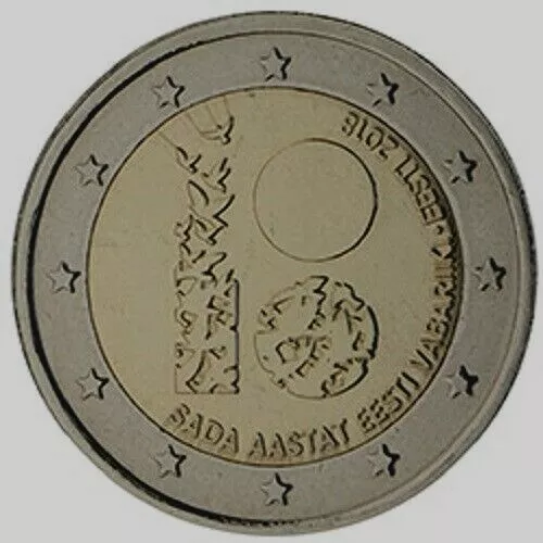 2 Euro Estonie commémorative  2018 100 ans République d'Estonie PROMO Janvier