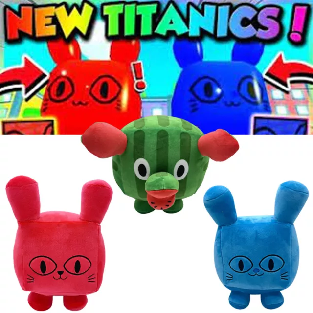 Roblox Pet Simulator X Titanic Hippomelon Plush