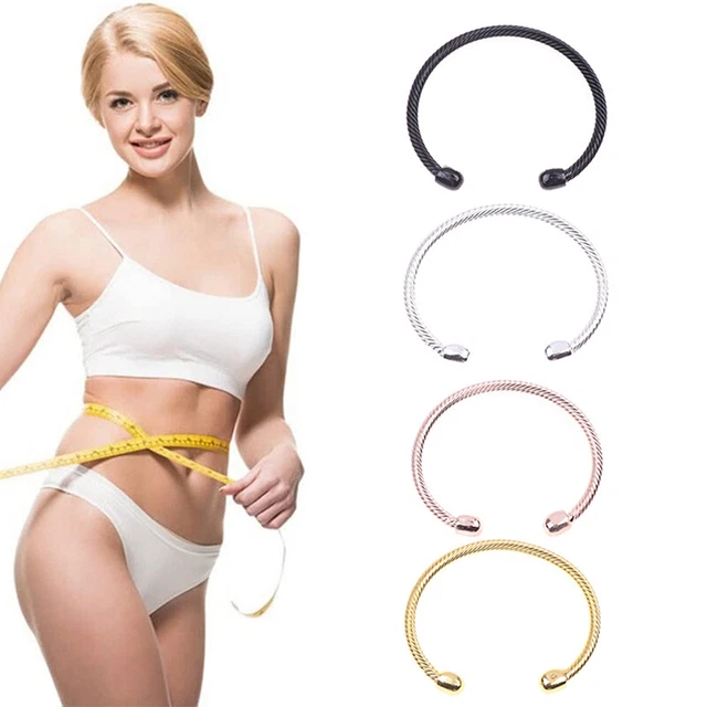 1 pieza Pulsera Magnética Terapéutica de Metal para Mujeres Hombres Imanes Joyería