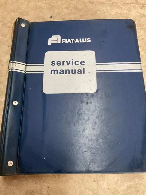 Fiat Allis 545-B, 605-B  Wheel Loader Complete, Comprehensive Service Manual Set
