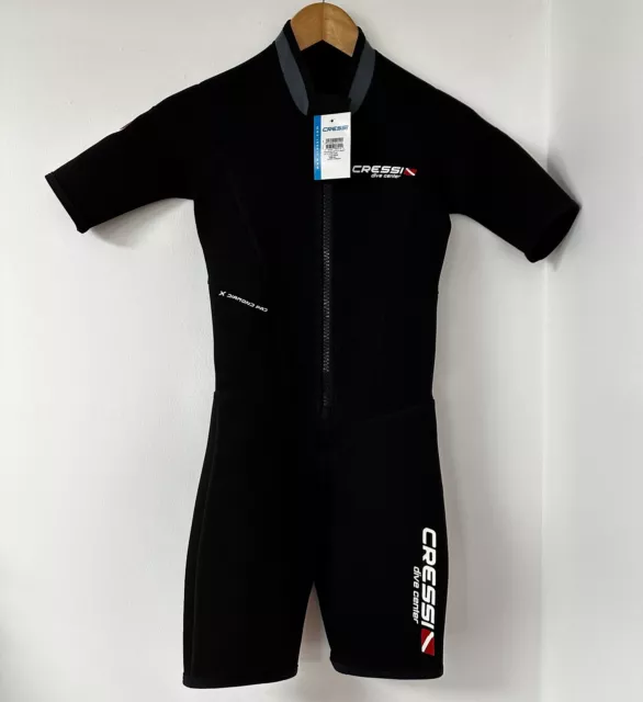 Cressi Endurance Wetsuit - Child Size JR  7-8 years S/2 New (Black)