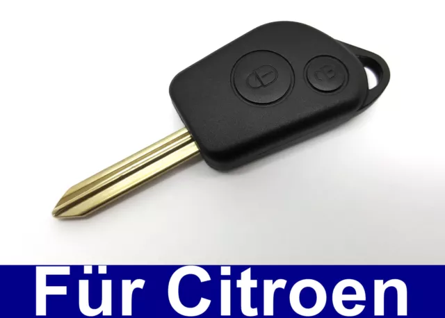 2Tasten Ersatz Auto Schlüssel Gehäuse für CITROEN Saxo Picasso Berlingo Xsara