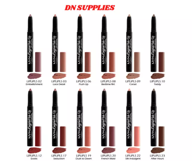 NYX LIP LINGERIE PUSH-UP LONG LASTING LIPSTICK AVAILABLE IN 6 SHADES